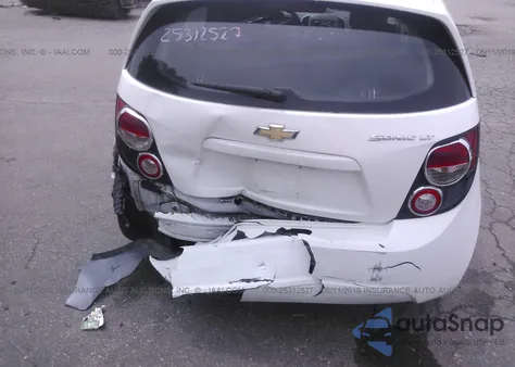 2012 Chevrolet Sonic Lt z USA, uszkodzony, nr VIN 1G1JC6SH7C4146628